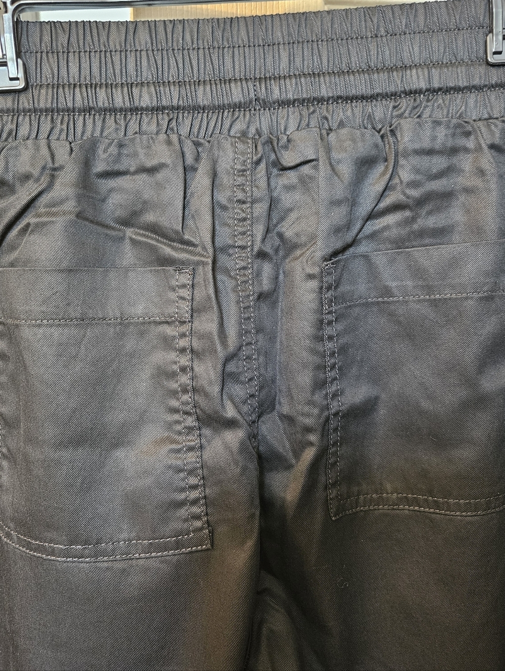 Black Drawstring Cargo Jogger Pants - Picture 5 of 10